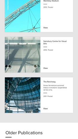 Mobile Explore Page